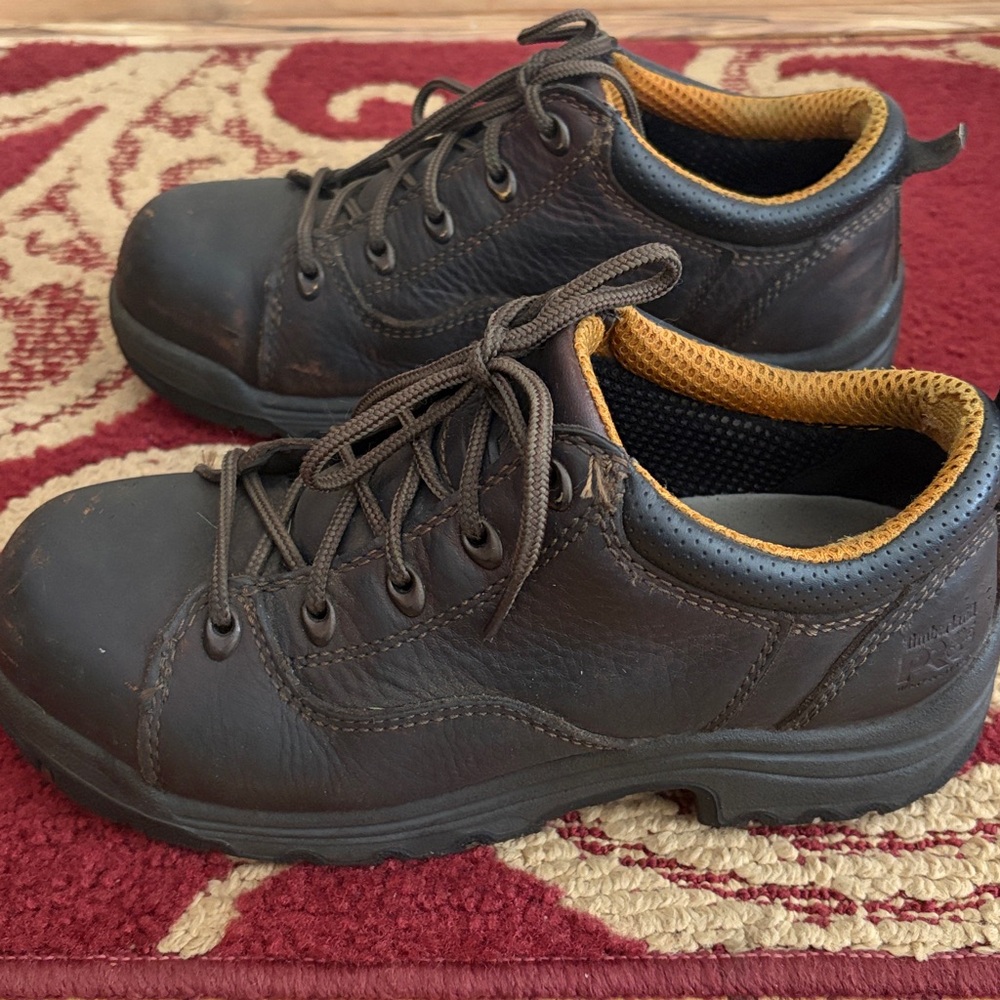 Timberland Pro Titan Oxford alloy safety toe work shoe women’s 8M - Picture 7 of 11